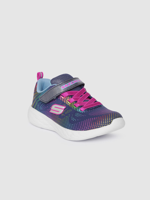 

Skechers Girls Navy Blue GO RUN 600 - SHIMMER SPEEDER Running Shoes