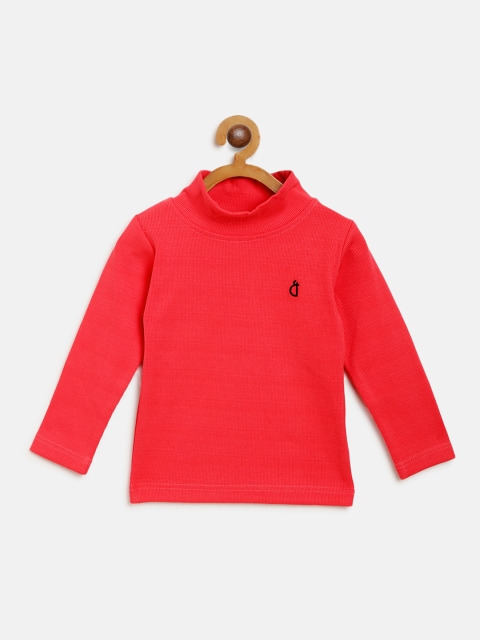 

Gini and Jony Girls Red Solid Top
