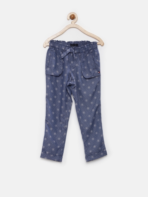

Tommy Hilfiger Girls Blue Printed Trousers