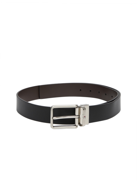 

Tommy Hilfiger Men Black & Brown Reversible Leather Belt