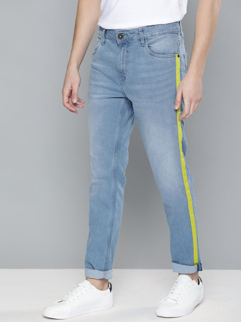 

Mast & Harbour Men Blue Regular Fit Mid-Rise Clean Look Stretchable Jeans