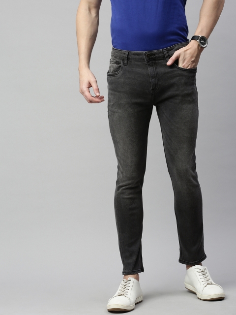 

Mast & Harbour Men Black Skinny Fit Mid-Rise Clean Look Stretchable Jeans