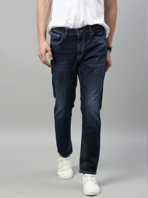 

Mast & Harbour Men Blue Slim Tapered Fit Mid-Rise Clean Look Stretchable Jeans