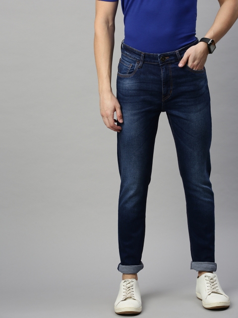 

Mast & Harbour Men Blue Slim Fit Mid-Rise Clean Look Jeans