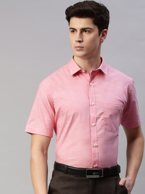 

Park Avenue Men Pink Regular Fit Solid Formal Shirt