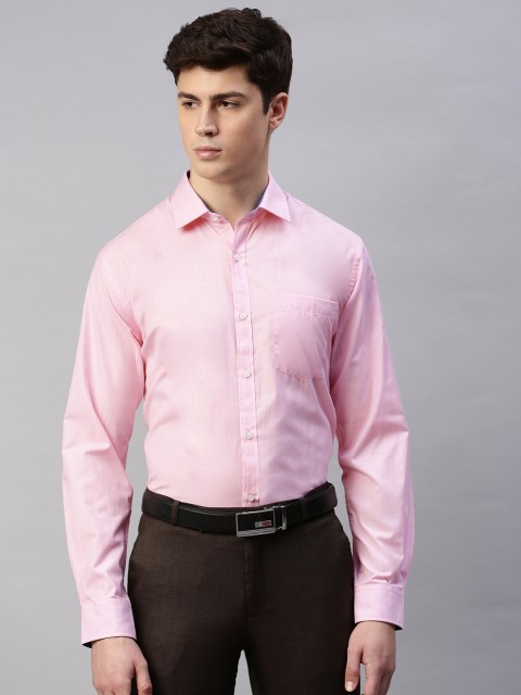 

Park Avenue Men Pink Slim Fit Solid Formal Shirt