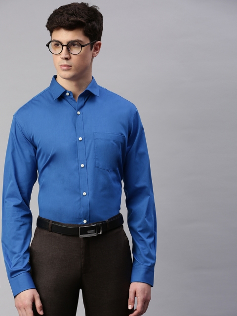 

Park Avenue Men Blue Slim Fit Solid Formal Shirt