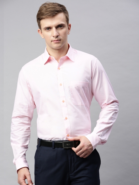 

Raymond Men Pink Slim Fit Solid Formal Shirt