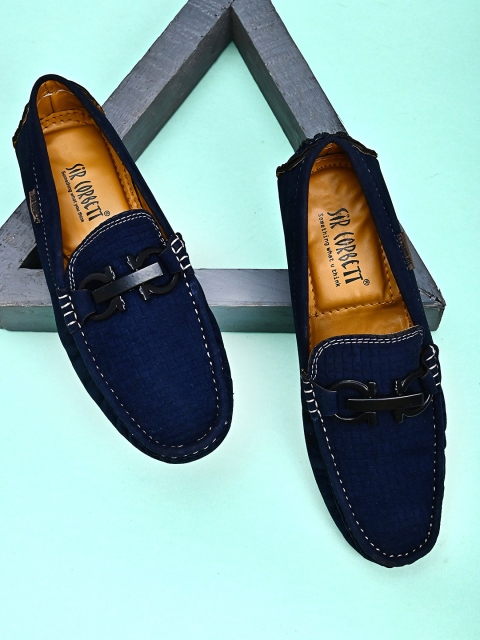 

Sir Corbett Men Blue Solid Loafers