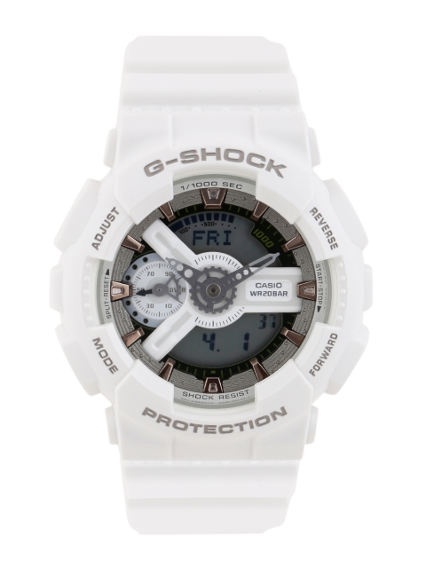 

Casio G-Shock Men White Analogue-Digital Watches (G648) GMA-S110CM-7A2DR, Grey