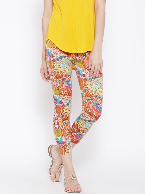 

BIBA Multicoloured Printed Leggings, Multi