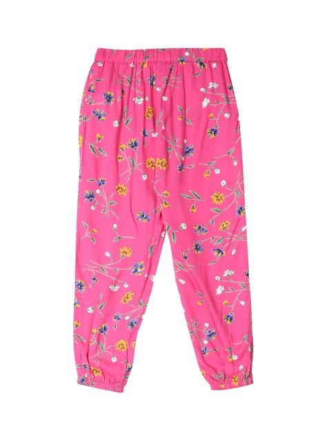 

Cherokee Girls Pink Regular Fit Floral Printed Joggers