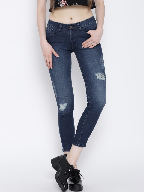 

United Colors of Benetton Blue Washed Slim Stretchable Jeans