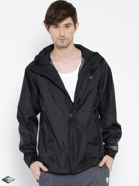 

Columbia Black Watertight II Hooded Outdoor Rain Jacket