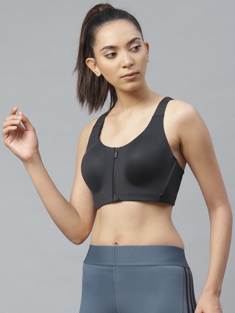 

ADIDAS Women Black Solid Stronger For It Shaped Training Bra FJ7172