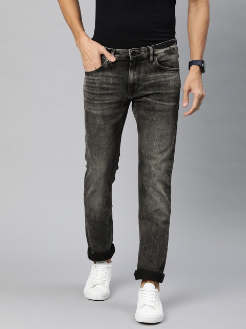 

Pepe Jeans Men Grey Vapour Slim Fit Mid-Rise Clean Look Stretchable Jeans