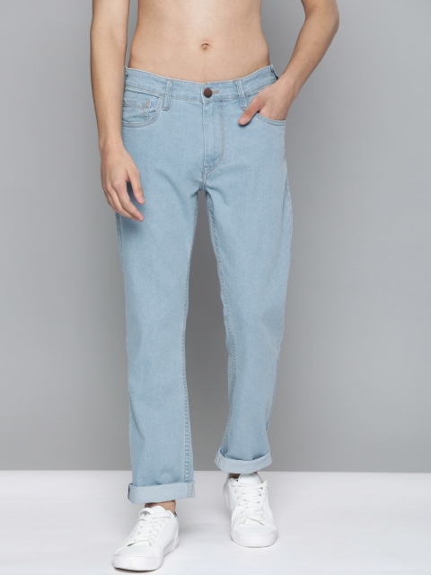 

HERE&NOW Men Blue Slim Fit Mid-Rise Clean Look Stretchable Jeans