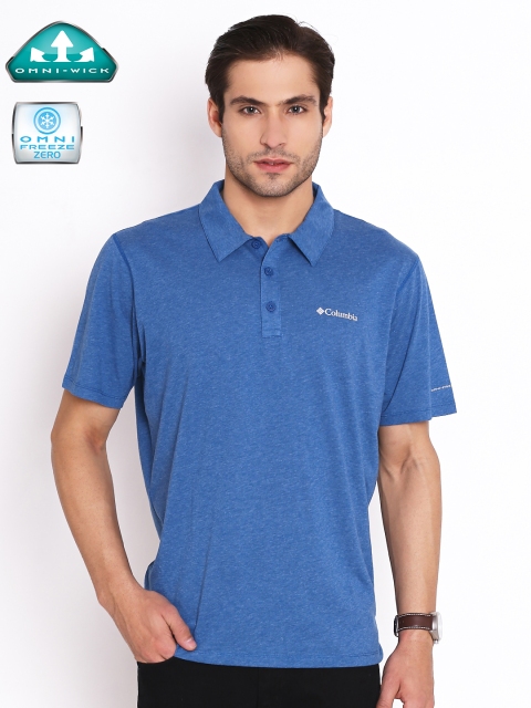 

Columbia Blue Silver Ridge Zero Polo Outdoor T-shirt