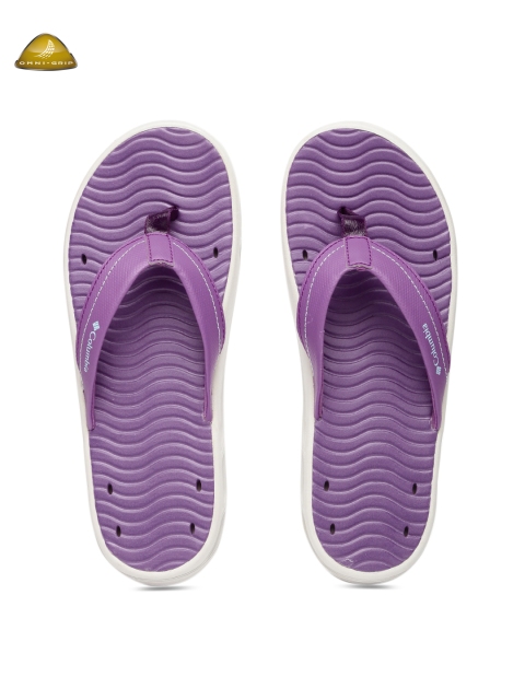 

Columbia Women Purple Vent Cush Anti Slip outdoor Flip-Flops