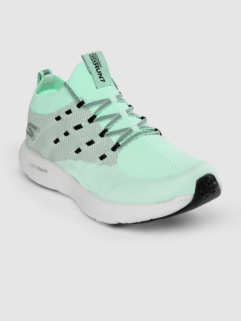 

Skechers Women Sea Green GO RUN 7 Running Shoes
