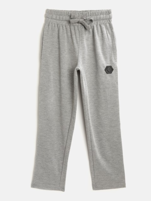 

Sweet Dreams Boys Grey Melange Solid Lounge Pants