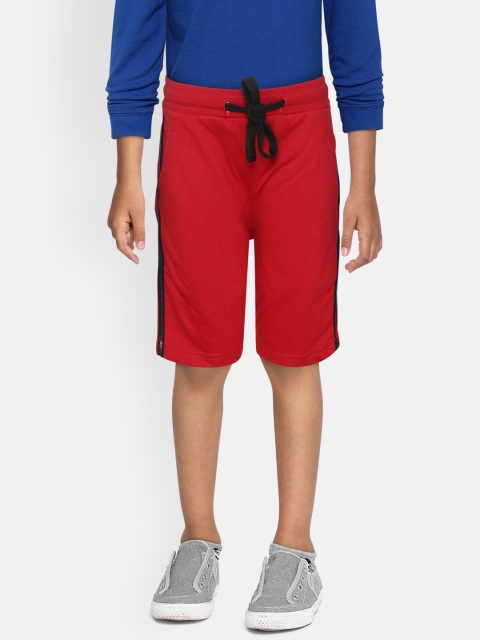 

Sweet Dreams Boys Red Solid Slim Fit Regular Shorts