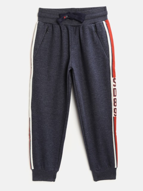 

Sweet Dreams Boys Navy Blue Solid Straight Fit Joggers