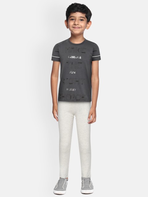 

Sweet Dreams Boys Grey Printed Night Suit