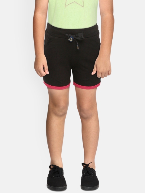 

Sweet Dreams Girls Black Solid Regular Fit Shorts