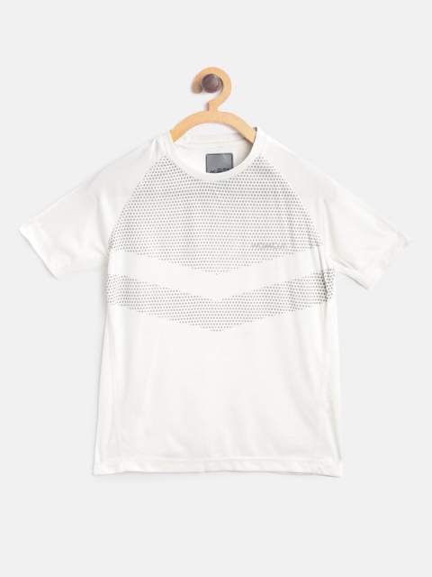 

Sweet Dreams Boys White & Grey Polka Dot Print Round Neck Workout T-shirt