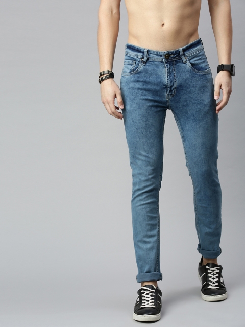 

Roadster Men Blue Skinny Fit Mid-Rise Clean Look Stretchable Jeans