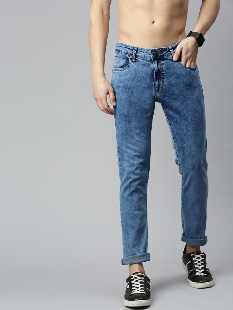 

Roadster Men Blue Skinny Fit Mid-Rise Clean Look Stretchable Jeans