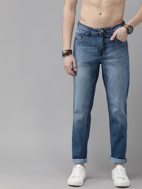 

Roadster Men Blue Carrot Fit Natural Aloe Vera Finished Skin Hydrating Jeans