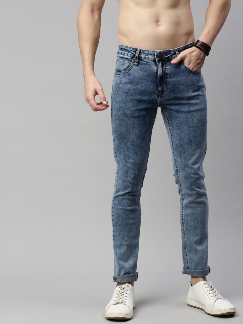 

Roadster Men Blue Regular Fit Mid-Rise Clean Look Stretchable Jeans