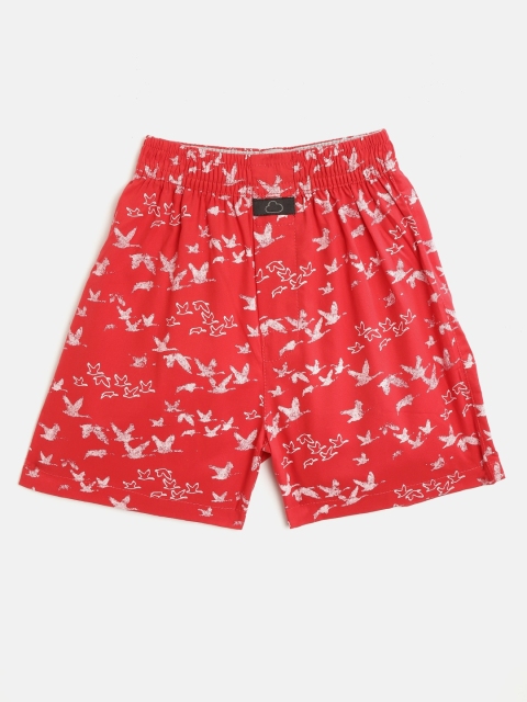 

Sweet Dreams Boys Red & White Conversational Print Boxers
