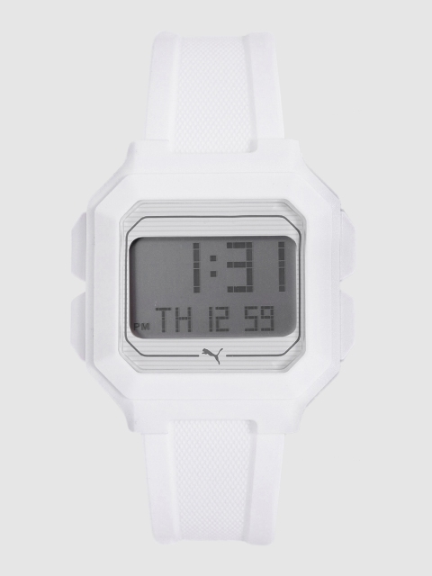 

Puma Men White Remix Digital Watch P5018