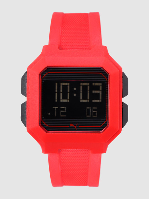 

Puma Men Red Remix Digital Watch P5019