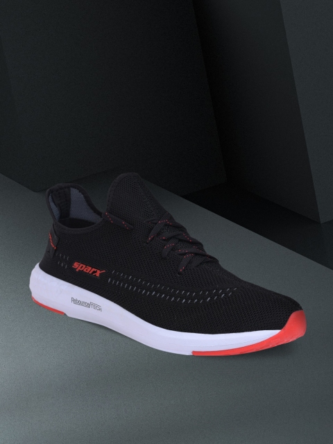 

Sparx Men Black Mesh Running Shoes