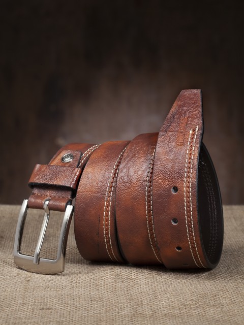 

HIGHLANDER Men Brown Solid Belt with Smoky effect