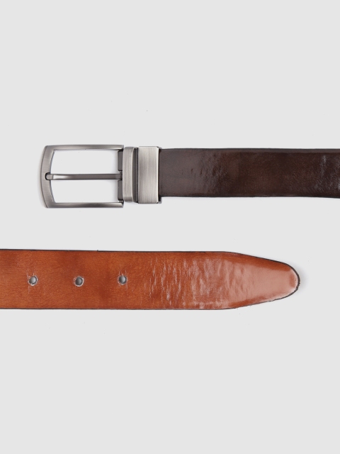 

HIGHLANDER Men Brown Solid Reversible Belt