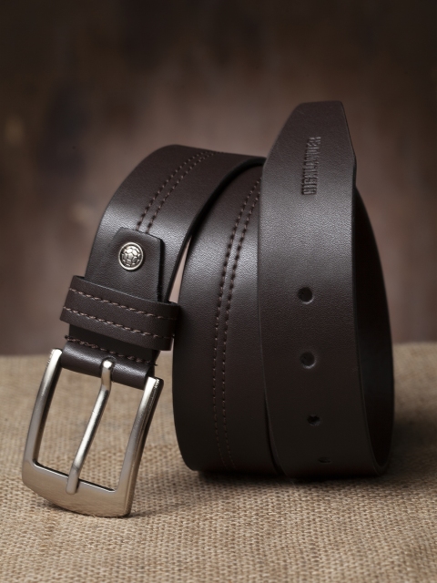 

HIGHLANDER Men Coffee Brown Solid Belt