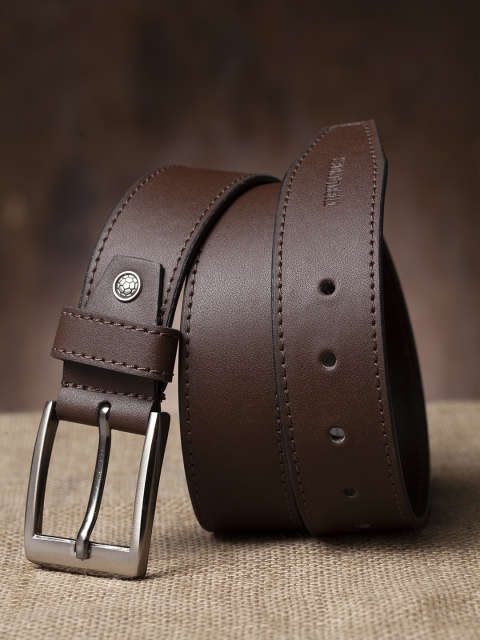 

HIGHLANDER Men Coffee Brown Solid Belt