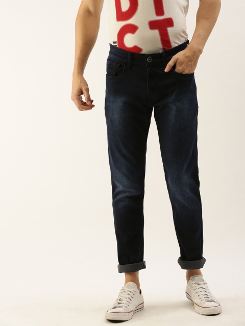 

SINGLE Men Blue Slim Fit Mid-Rise Clean Look Stretchable Jeans
