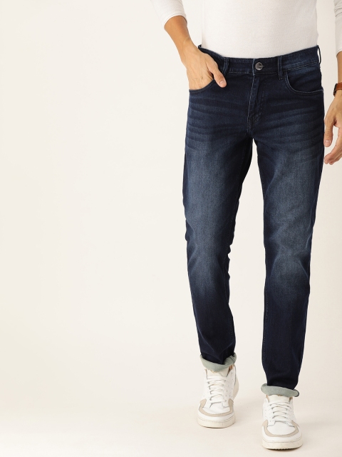 

SINGLE Men Blue Slim Fit Mid-Rise Clean Look Stretchable Jeans