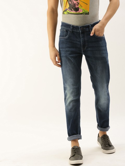 

SINGLE Men Blue Skinny Fit Mid-Rise Clean Look Stretchable Jeans