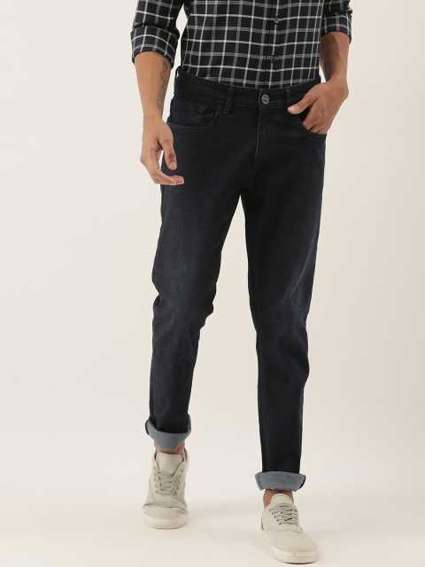 

SINGLE Men Blue Slim Fit Mid-Rise Clean Look Stretchable Jeans