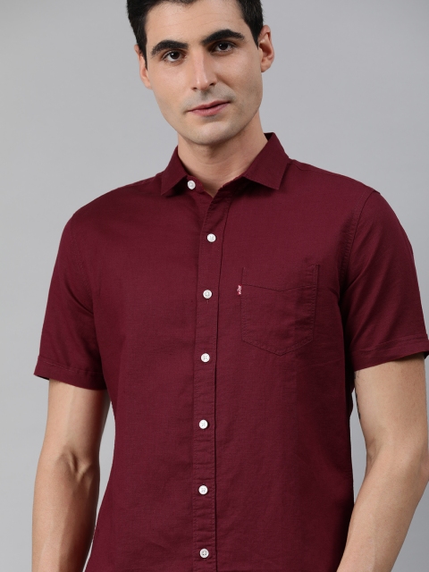 

SINGLE Men Navy Blue & Grey Slim Fit Checked Casual Shirt