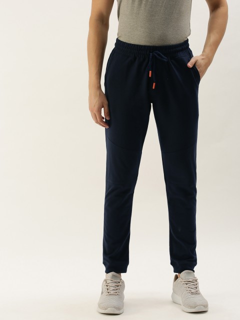 

SINGLE Men Navy Blue Slim Fit Solid Joggers