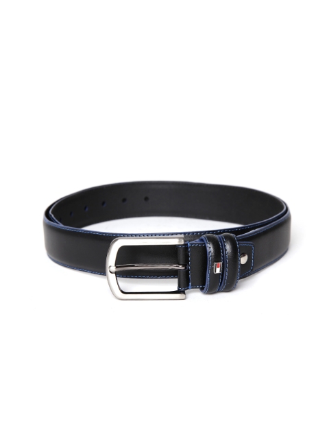 

Tommy Hilfiger Men Black Genuine Leather Belt