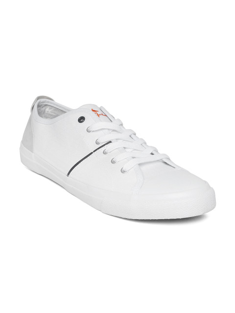 

Mast & Harbour Men White Canvas Shoes